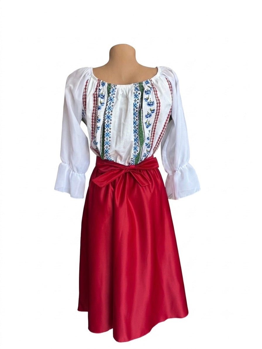 Rochie cu maci și margarete